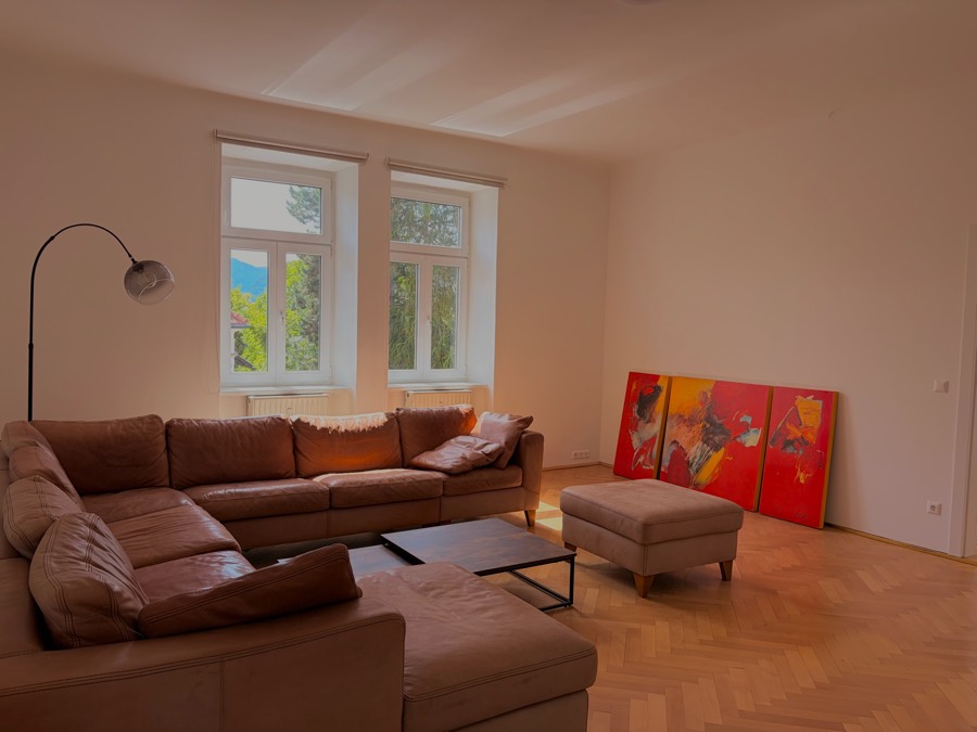Wohnzimmer der Wohnung